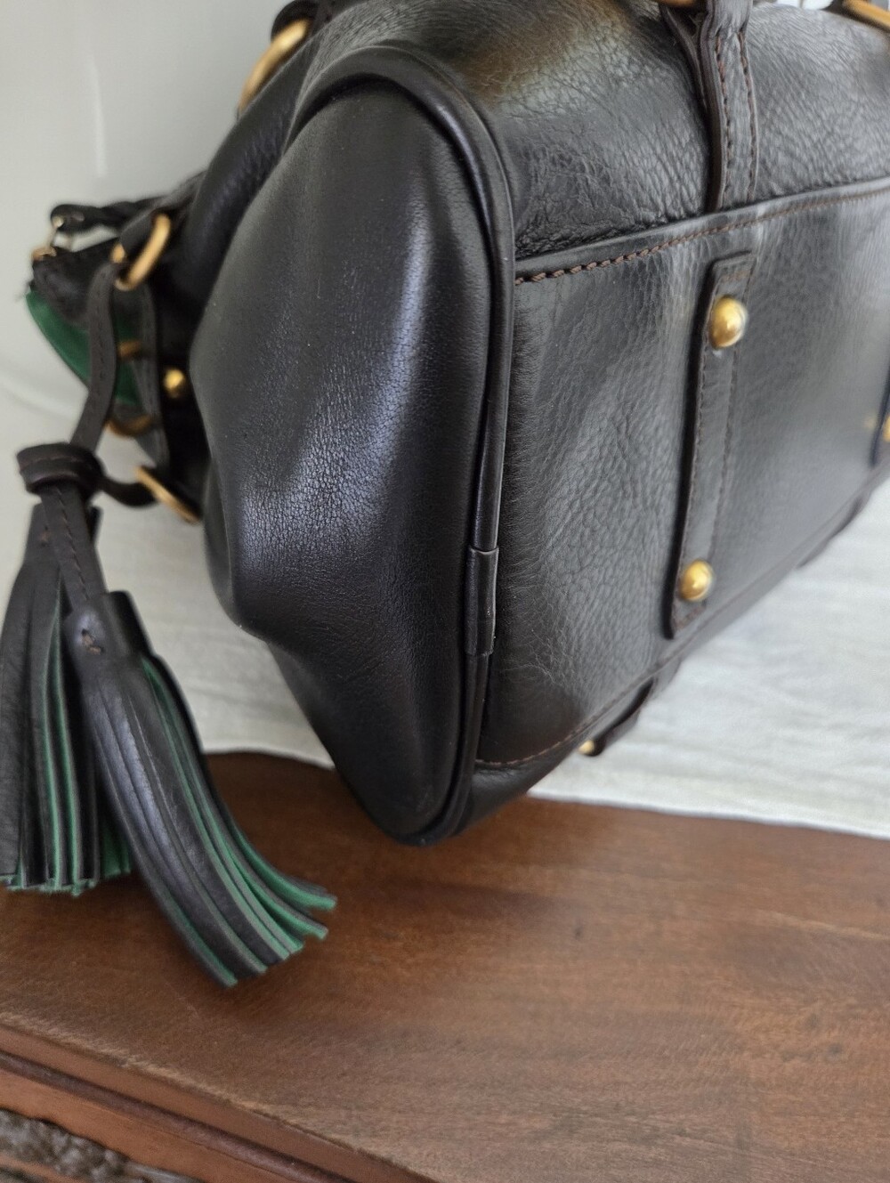 Dooney & Bourke Florentine Mini Satchel EUC Black - Picture 6 of 8